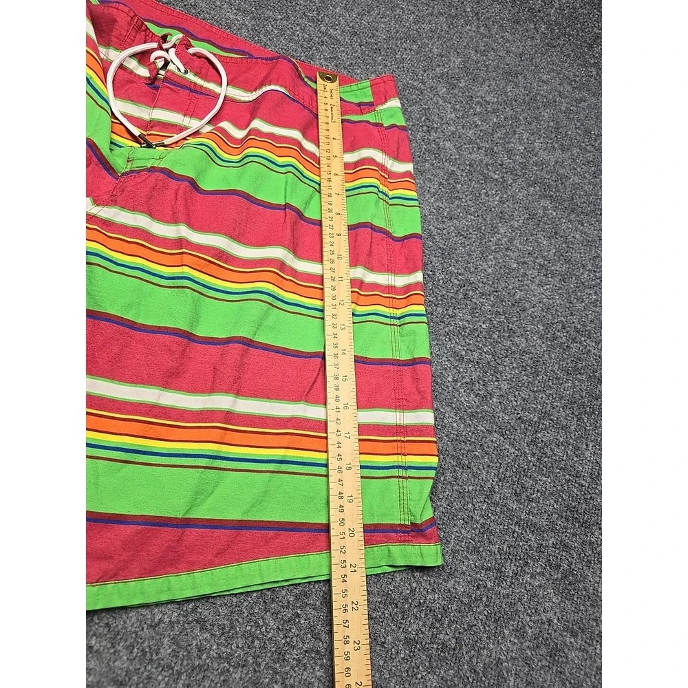 Polo Ralph Lauren Board Shorts Mens 36 Swimming Swim Athletic Surfing Striped